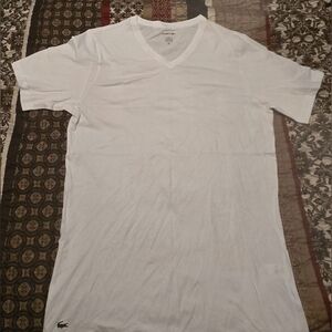 Lacoste Mens White Xl Undershirt